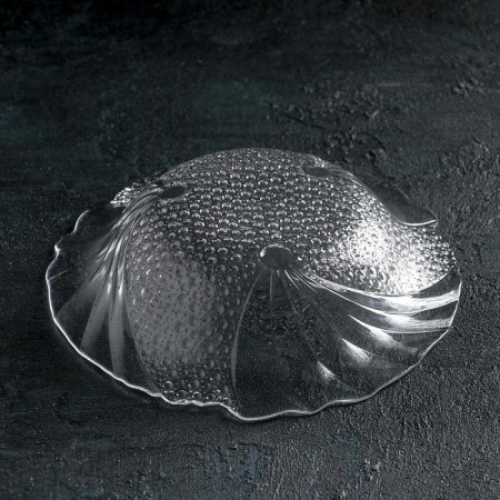 Deep glass plate Papillon, 600 ml, d = 21 cm, the color is transparent-2