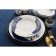 Plate porcelain dining shares Ternura, D = 25 cm