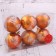 Set of balls plastic D -8 cm, 6 pcs "The Kingdom of Snow - Fir tree" Orange