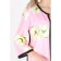 Cardigan female, size 50, white, pink color