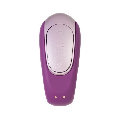 A multifunctional stimulator for steam Satiffyer Partner Double Fun, 9 cm, silicone, purple color-12