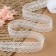 Capricon lace, 30 mm × 10 ± 1 m, white color