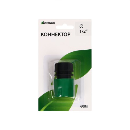 Connector, 1/2 "(12 mm), fast-fast connection, pp-plastic, mix, Greengo-7