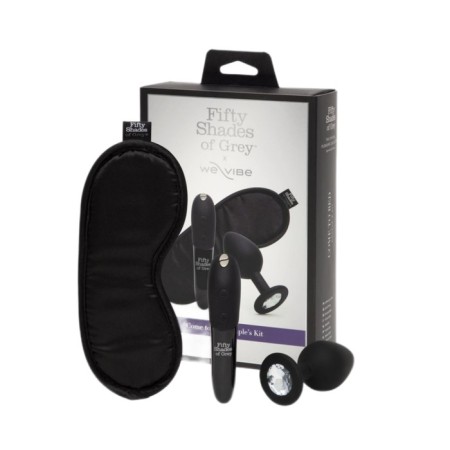 COME to Bed (We-Vibe Tango X, Anal. Crystal Butt Plug, blindfold Satin Blindfold)