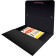 A4, 500 μm elastic band, calligrata, root of 15 mm, black, mix (neon colored elastic bands)