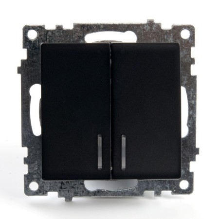 2-clavy switch with indicator (mechanism) 250V, 10A, series of Catherine, GLS10-7102-05, Cher 1022736