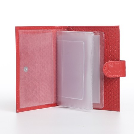 Cover for autoDocations and passports, red color-4