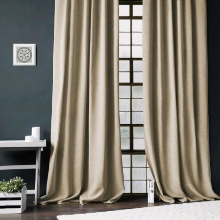 Set of curtains "Fiji", size 200 x 270 cm - 2 pcs, beige