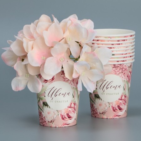 A glass for flowers "Flower", 250 ml-3