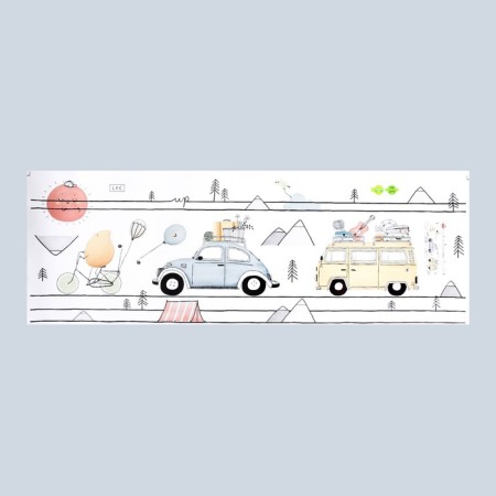 Stick plastic interior color "City Travel" 30x90 cm-1