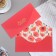 Envenue for money "for you!" Soft Tach, embossing, red color, 9x19 cm