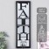 Climber Plastic, glass for 1 candle "Reflection" D-4 cm black 8x12x41 cm
