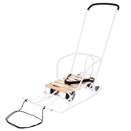 Sled "Timka 5 station wagon", white color