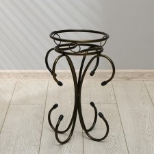 Flower stand, floor, 1 pot, d = 17 cm, bronze, 