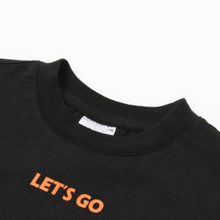 T -shirt for a boy, black color, height 98 cm-1