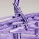 A set of baskets of 3 pcs, d38x17xh42 cm, lilac, willow