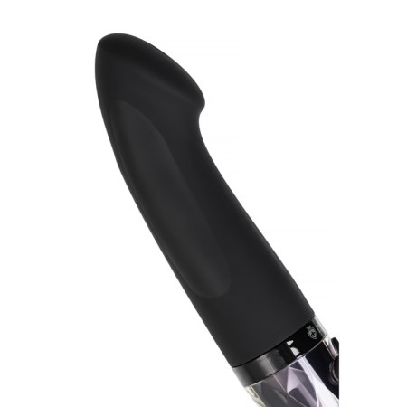 Mystim Right on Ron vibrator with electrical stimulation, 16.5 cm, silicone, black color-4