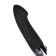 Mystim Right on Ron vibrator with electrical stimulation, 16.5 cm, silicone, black color