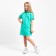 Children's dress with kaftan pockets, size 30 (98-104 cm), green color