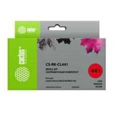 Cactus CS-RK-CL441 ink set for Canon MG2140/MG3140, 3x90 ml, multi-colored