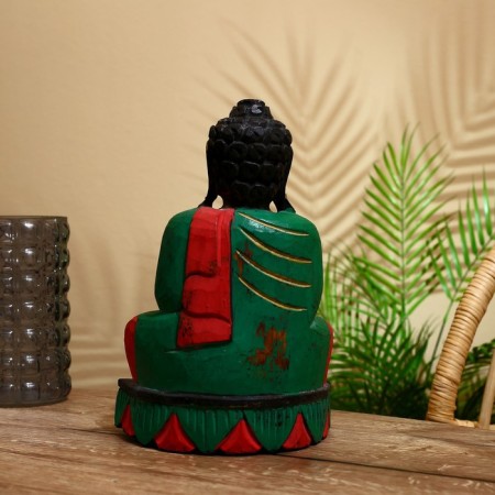Souvenir "Buddha" Albezia 23x12x40 cm-3