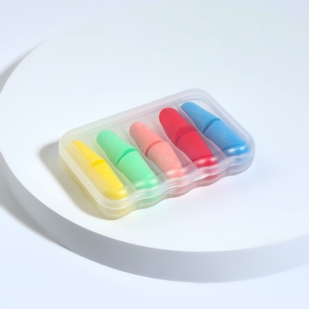 Berushi, set - 5 pairs, in a case, multi -colored-4