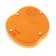 Musical nightlight "Funny animals", toy-designer, yellow color