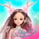 Fairytale doll "Princess Mermaid", pink color