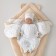 Set for discharge Winter Kinderlitto "Bear", 5 items, height 56-62 cm, beige color