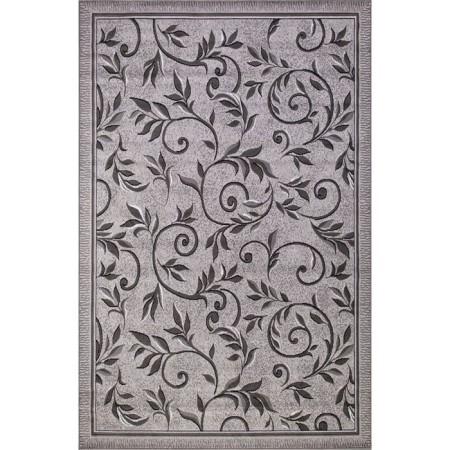 Rectangular carpet Merinos Silver, size 180x350 cm, color Light Gray