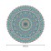 The tablecloth “Round geometric ornament”, round, Saten, D = 150 cm