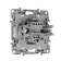 Switch Legrand Etika, 1-kl, Aut. Klema, 10AX, 250 V, aluminum