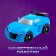 Autobot robot, transforms, blue color