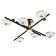 LED lamp 78W 4475LM 3000K-6000K, size 90x90x21.5 cm
