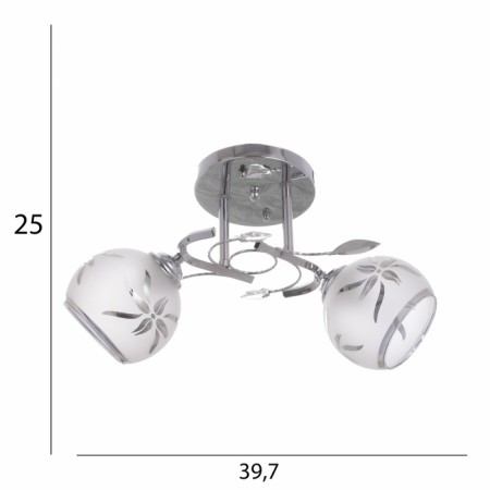 Causte "Vicki" 2x40W E27 Chrome Model: 2751102-4