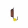 Mormyshka Wolfram Marlin’s Curs, 2 mm, 0.9 g, black + cheese cube, 15 pcs.