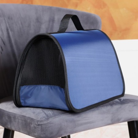 Bag - Carriage for animals frame No. 2, nylon, 40 x 25 x 25 cm, blue-7