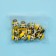 Floristic decor "bees", 10 pcs., 19 x 14 mm
