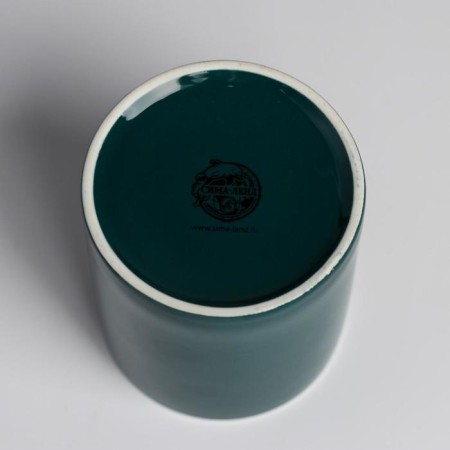 Ceramic glass with embossing, “light bulb”, 8 x 9.5 cm-6
