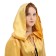 Carnival cloak adult, satin, color golden length 120cm