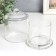 Bank for candles glass with a lid "Dome" transparent 12x9x9 cm