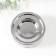 Ceramics candlestick for 1 candle "necklace" d = 4.5 cm silver 10x10x3.5 cm