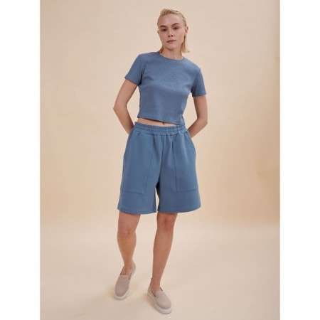 Women's shorts, size XS, jeans color-5