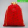 Bagon Gift suede “Gifts”, snowflakes, embossing, 30 x 40 cm +/- 1.5 cm, New Year