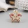 Hair crab "Selena Galant" butterfly, 3 cm, gold