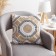 Decorative pillowcase 40x40 cm, Circle Beige, 100% cotton