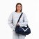 Sports bag with lightning, long belt, blue color