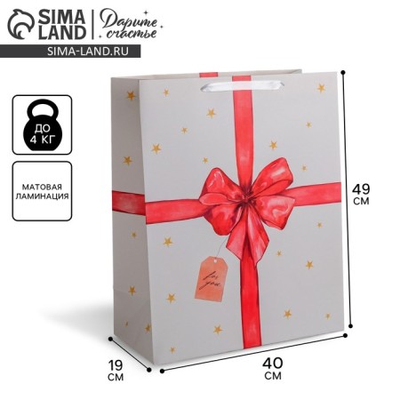 Gift Package Laminated, Packaging, For You, XL 49 x 40 x 19 cm