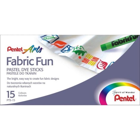 Pastel for Pentel FabricFun Pastels, 7 colors, 8/60 mm-1