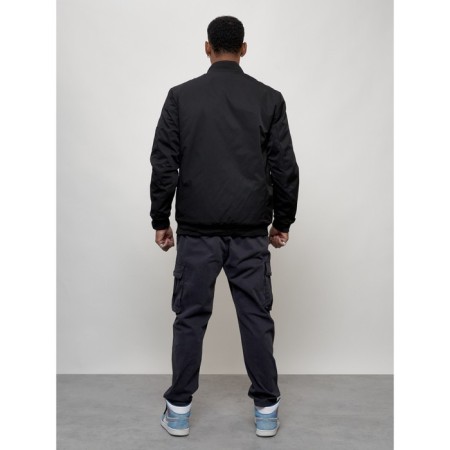 Male bomber, size 54, black color-3